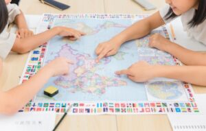 外国出身の子どもたちとの交流イベント