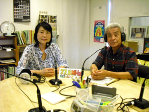7月にの「大震災を語り継ぐ」はラジオ関西のパーソナリティだった吉田秀子さんにおいでいただきました。