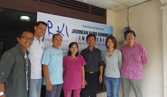 インドネシアコミュニティラジオ協会訪問
