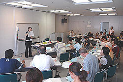 日本語教師の授業風景