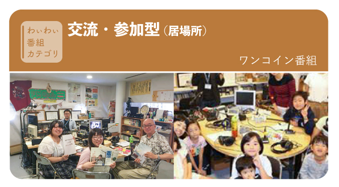 わぃわぃ番組カテゴリ：交流・参加型